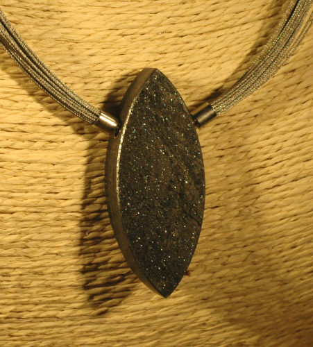 Hämatit Anhänger mit Wechselschließe